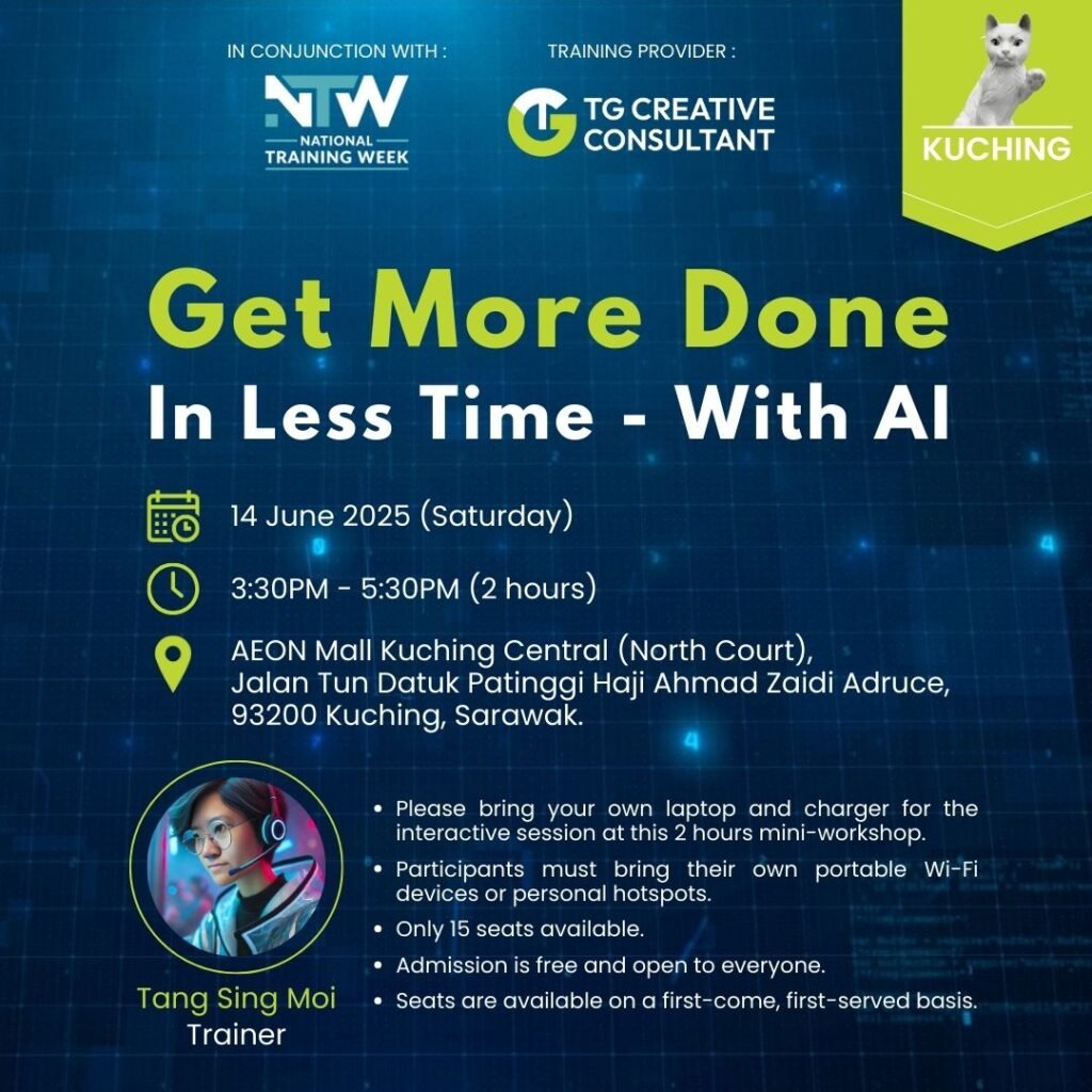 NTW-2025-Poster-Get-More-Done-In-Less-Time-With-AI-TG-Creative-Consultant